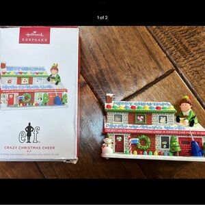 Hallmark Keepsake Ornament  elf crazy Christmas cheer